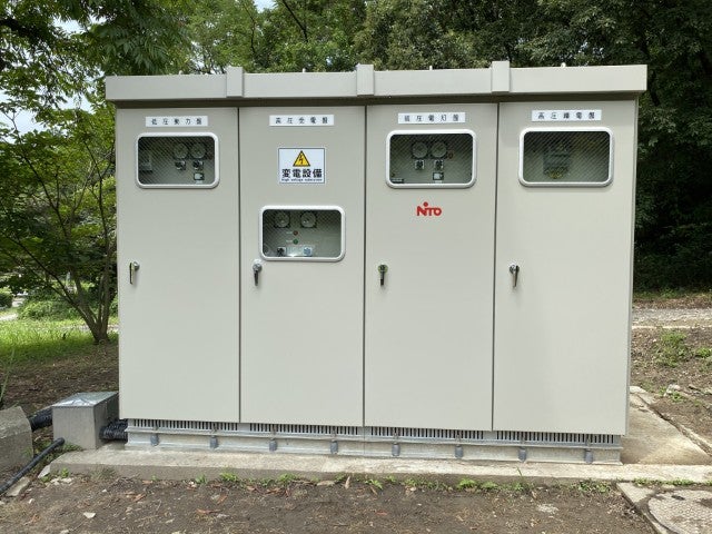 県立芸術大学旧学生寮高圧受電設備更新工事 の施工写真 3枚目