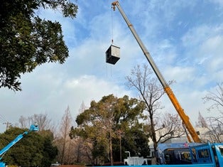 令和3年度杁ケ池体育館長寿命化工事 の施工写真 3枚目