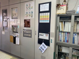 瀬戸市福祉保健センター複合受信機更新工事 の施工写真