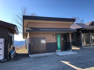 おんたけ銀河村キャンプ場 トイレ新築工事 の施工写真