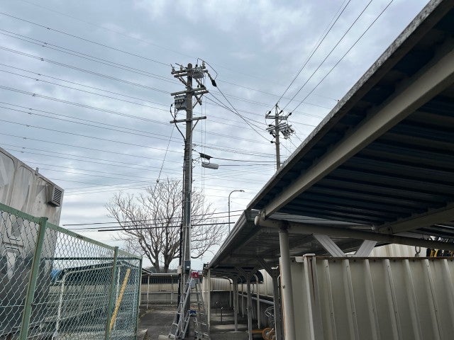 日進西中学校/受変電設備改修工事 の施工写真